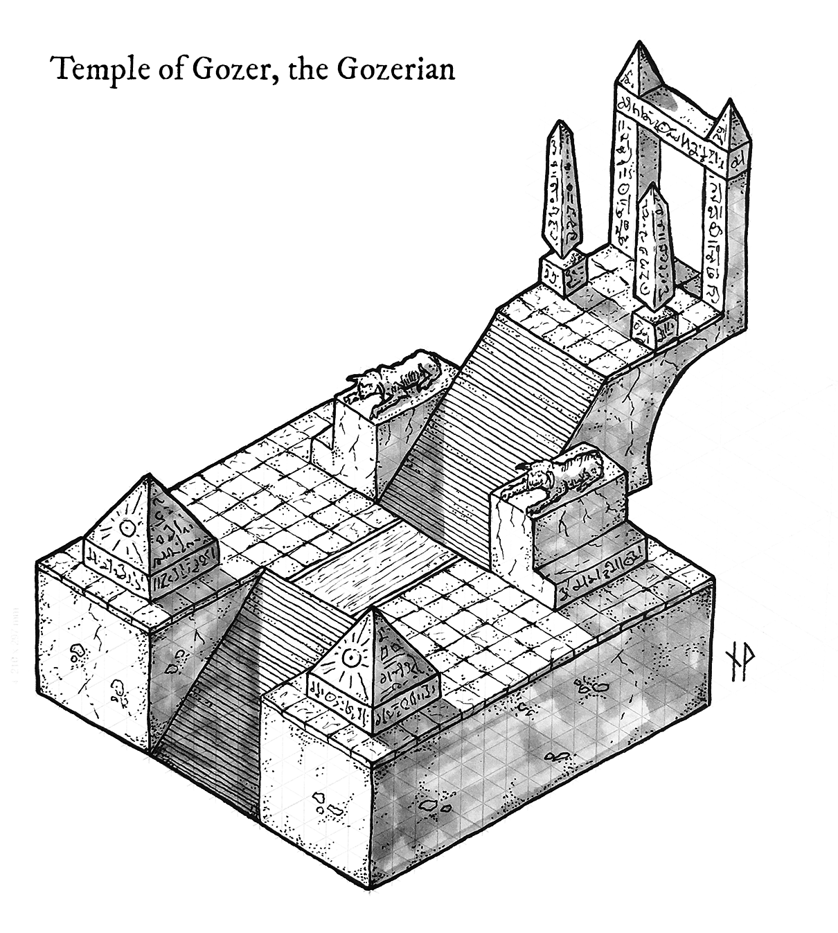 The temple of Gozer Paths Peculiar