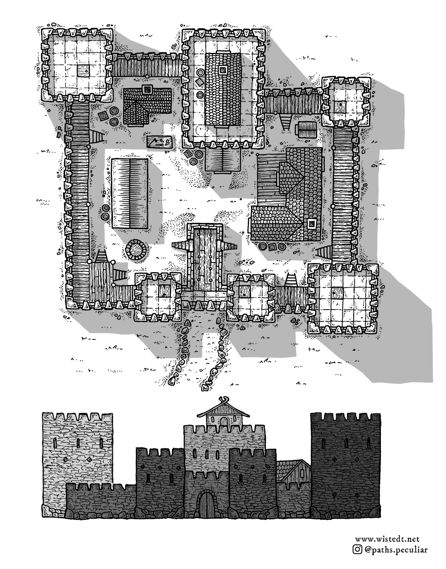 Medieval Castle Map 